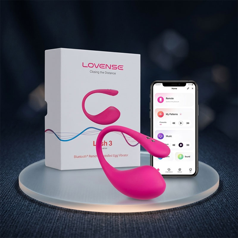 Dụng cụ trứng rung Lovense Lush 3 điều khiển xa bằng điện thoại